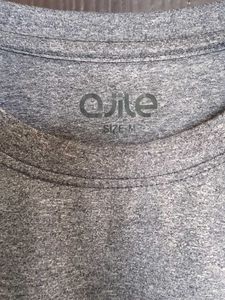 Grey "Start Now" Graphic T-Shirt