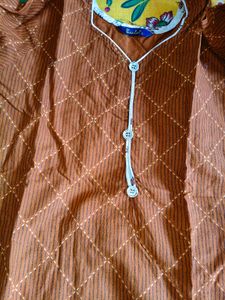 Elegant Terracotta Kurta
