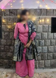 Elegant Pink Kurta Set with Dupatta