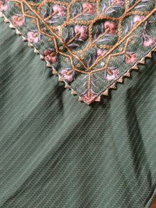 Embroidered Green Kurta