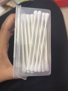 Solimo Cotton Buds Pack used