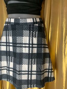 Stylish Plaid Mini Skirt