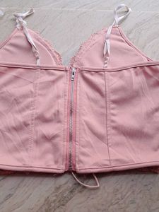 laces padded  corset top n short  combo