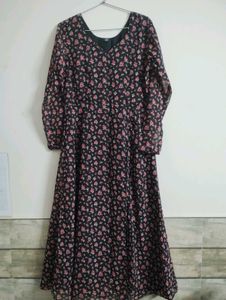 Floral Print Long Kurta