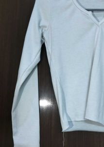Simple White Long Sleeve Tee