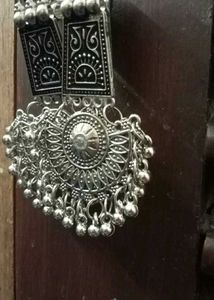 Silver Oxidized Earrings
