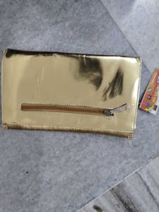 Elegant Gold Clutch Bag