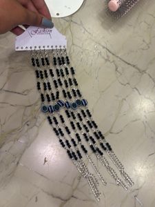 8 Beaded Evil Eye Drop bracelet or anklet