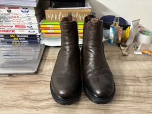 Genuine Leather Chelsea Boots