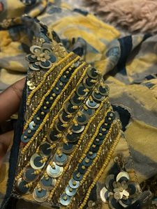 kurta set handwork Embellished Pocket and collar
