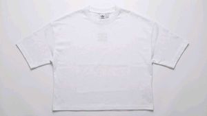 cropped Adidas White T-Shirt