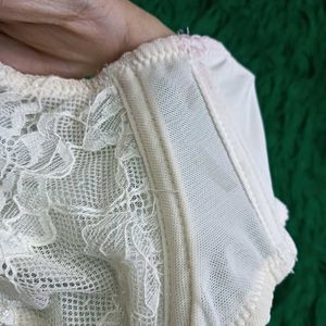 Lace 🫴🎁Trim Bra - White