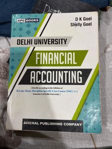 DU Financial Accounting Book B.Com Hons.
