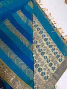 Kancheewaram Silk Saree Not Used With Blouse Piece