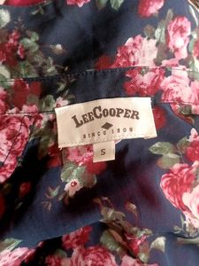 Lee Cooper Floral Print Sheer Blouse