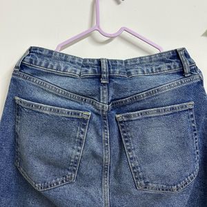 Blue Mom Fit Jeans