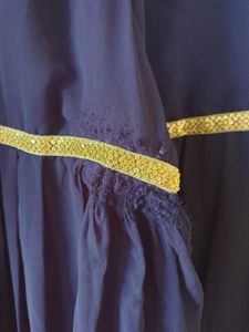 Navy Blue Sharara Set