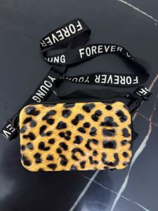 Stylish Leopard Print Crossbody Shoulder Ba