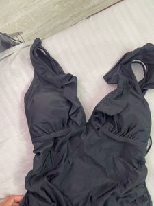 Chic Black One-Piece Swimsuit