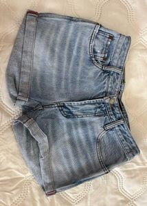 Light Wash Denim Shorts