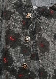 Floral Print Long Sleeve Top