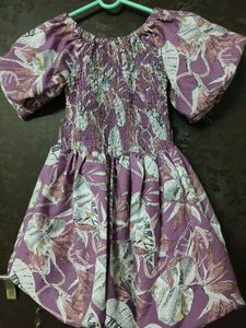 Floral Print Dress with belt
