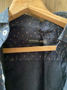 Classic Black Dot Print Shirt