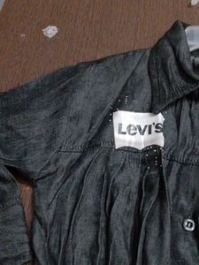 Levi's Black Denim Top