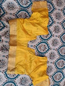 Yellow Embroidered Blouse