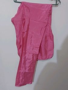 Net Pink Anarkali Full Party Suit.