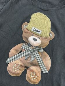Cute Teddy Bear Graphic T-Shirt