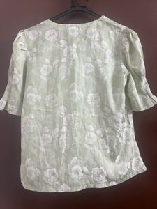 Floral Button-Down Blouse