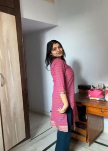Striped Pink Kurta