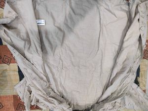 Zara Beige Distressed Top