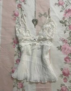 vintage Lace Trim Camisole Slip🍓