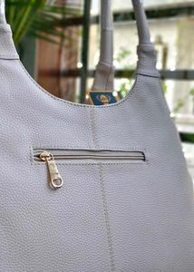 Stylish Beige Hobo Bag