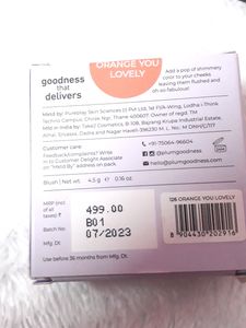 Plum Cheek| Orange you Lovely blush