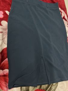 Dark Grey Pencil Skirt