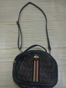 Chic Bee Emblem Crossbody Bag