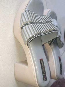 Elegant Ruched Wedge Sandals