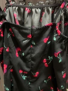 Cherry Print Mini Dress