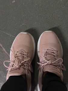 Campus Pink Lace-Up Sneakers