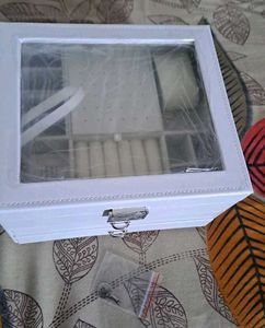 White Jewelry Organizer Box