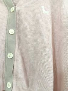Cute Pink Knit Cardigan