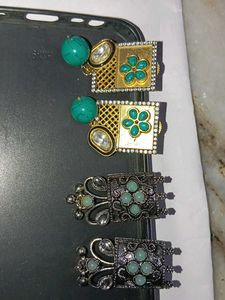 Boho Style Gemstone Earrings