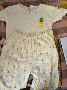 Pineapple Pajama Set - New with Tags