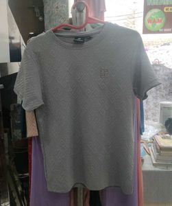 Grey Patterned Tee