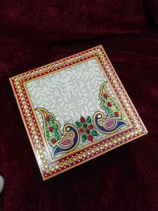 Marble Ganesh chauki for Diwali Pooja and decor