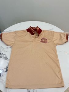 Men's Beige Polo T-Shirt