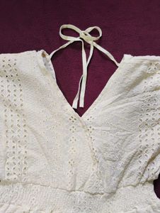 Light Or Butter Yellow Mini Dress